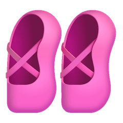 Ballet Shoes Emoji on Windows