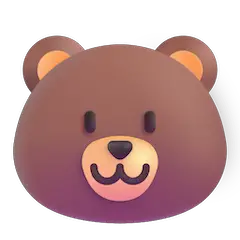 Голова медведя Эмодзи в Windows
