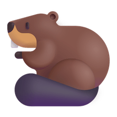 Beaver Emoji on Windows