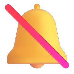 🔕 Durchgestrichene Glocke Emoji auf Windows