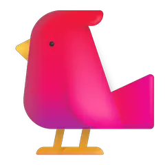 Bird Emoji on Windows