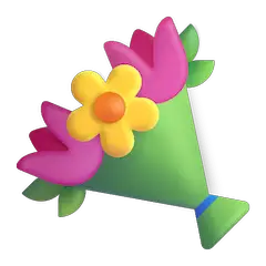 Bouquet Emoji on Windows