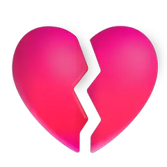 💔 Corazon roto Emoji en Windows
