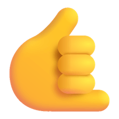 🤙 Handzeichen für „Ruf mich an“ Emoji auf Windows