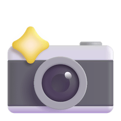 📸 Kamera mit Blitz Emoji auf Windows