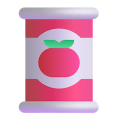 Canned Food Emoji on Windows