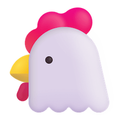 Chicken Emoji on Windows