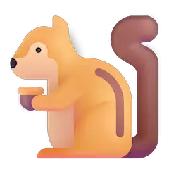 Streifenhörnchen Emoji Windows