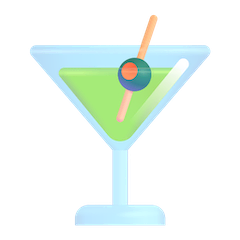 🍸 Copo de cocktail Emoji nos Windows