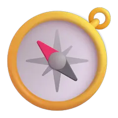 Compass Emoji on Windows