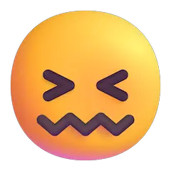 😖 Cara de frustracion Emoji en Windows