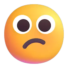 Cara de desconcierto Emoji Windows