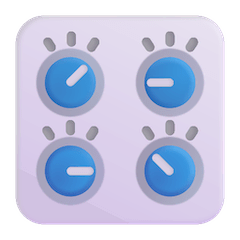 Control Knobs Emoji on Windows