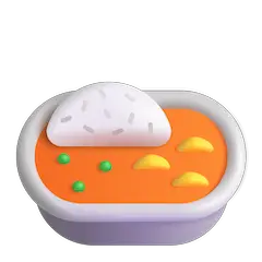 Caril e arroz Emoji Windows