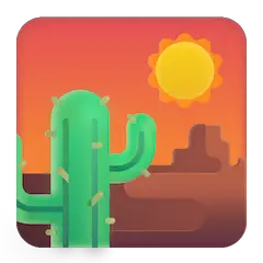 Desert Emoji on Windows