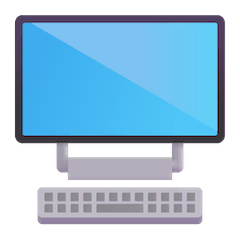 Desktop Computer Emoji on Windows