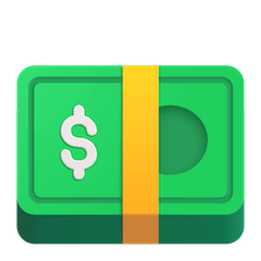 Notas de dólar Emoji Windows