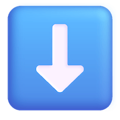 ⬇️ Flecha hacia abajo Emoji en Windows