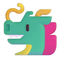 Cabeza de dragón Emoji Windows