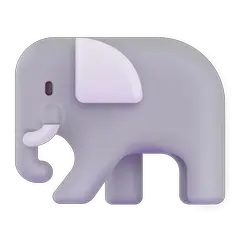 Elephant Emoji on Windows