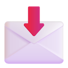 Envelope com seta Emoji Windows