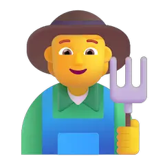 🧑‍🌾 Farmer Emoji on Windows