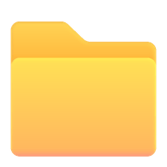 Pasta de arquivo Emoji Windows