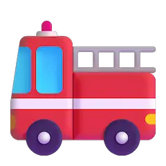 Carro dos bombeiros Emoji Windows