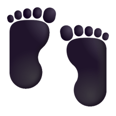 👣 Footprints Emoji on Windows