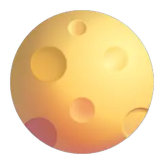 Full Moon Emoji on Windows