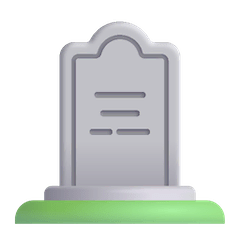 🪦 Lápida mortuoria Emoji en Windows