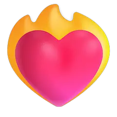 ❤️‍🔥 Corazon en llamas Emoji en Windows