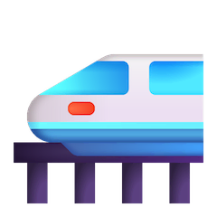 High-Speed Train Emoji on Windows