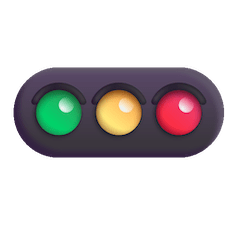 🚥 Horizontal Traffic Light Emoji on Windows