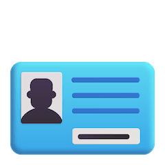 🪪 Identification Card Emoji on Windows