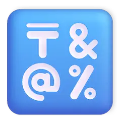 Símbolo de introdução de símbolos Emoji Windows