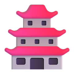 🏯 Castello giapponese Emoji su Windows