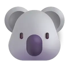 Cara de coala Emoji Windows
