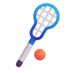 Mazza e palla da lacrosse Emoji Windows
