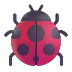 Lady Beetle Emoji on Windows