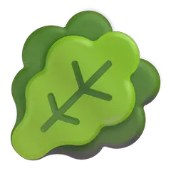 Verdura a foglia verde Emoji Windows