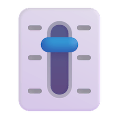 Level Slider Emoji on Windows