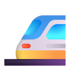 Light Rail Emoji on Windows