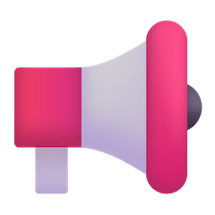 Megáfono para anuncios públicos Emoji Windows