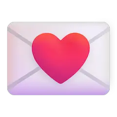 Любовное письмо Эмодзи в Windows