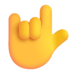 🤟 Gesto del “Ti amo” nel linguaggio dei segni Emoji su Windows