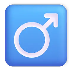Signo masculino Emoji Windows