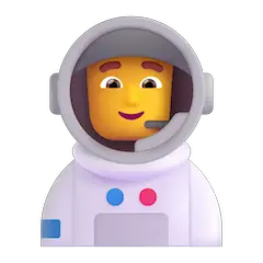 Космонавт мужчина Эмодзи в Windows