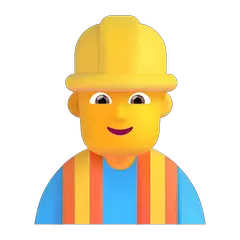 👷‍♂️ Trabajador de la construccion Emoji en Windows
