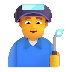 Man Factory Worker Emoji on Windows